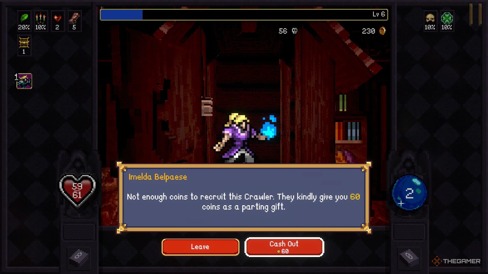 如何在《Vampire Crawlers》中同时操控两个角色