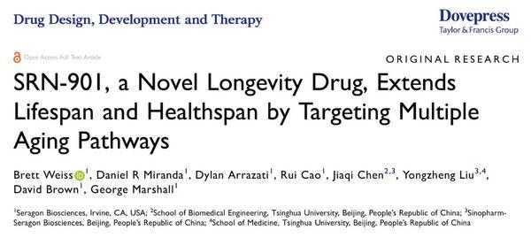 美科学家联手验证新型抗衰老药物，哺乳动物剩余寿命延长33%