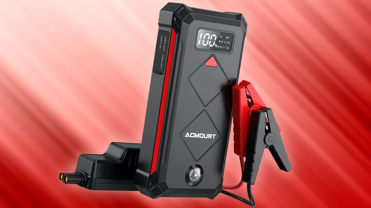 Acmount P100 5000A 12V 无绳汽车应急启动电源亚马逊特惠，现仅需 29.99 美元