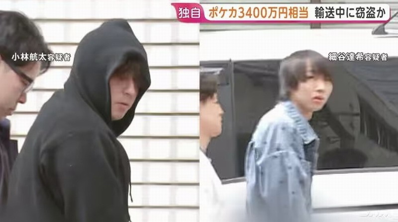 日本两男子盗窃306张《宝可梦》卡牌 价值3400万日元