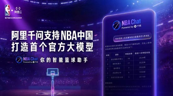 NBA中国携手阿里巴巴上线首个官方AI大模型